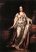 Adriaen van der werff Portrait of Anna Maria Luisa de' Medici, Electress Palatine France oil painting artist